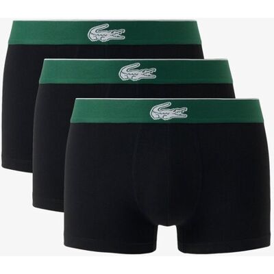 Lacoste σετ ανδρικά εσώρουχα trunk με λογότυπο (3 τεμάχια) - 5H0925 Μαύρο M Lacoste σετ ανδρικά εσώρουχα trunk με λογότυπο (3 τεμάχια) - 5H0925 Μαύρο M