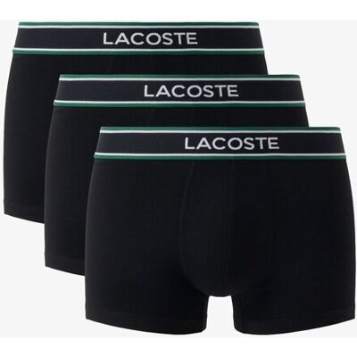 Lacoste σετ ανδρικά εσώρουχα trunk με λογότυπο (3 τεμάχια) - 5H0926 Μαύρο L Lacoste σετ ανδρικά εσώρουχα trunk με λογότυπο (3 τεμάχια) - 5H0926 Μαύρο L