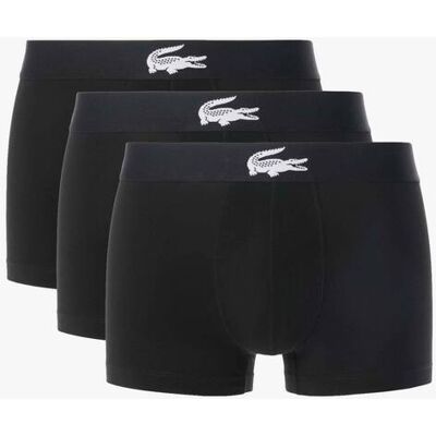 Lacoste σετ ανδρικά εσώρουχα trunk με λογότυπο (3 τεμάχια) - 5H5441-00 Μαύρο XXL Lacoste σετ ανδρικά εσώρουχα trunk με λογότυπο (3 τεμάχια) - 5H5441-00 Μαύρο XXL