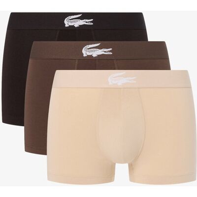 Lacoste σετ ανδρικά εσώρουχα trunk με λογότυπο (3 τεμάχια) - 5H5441-00 Μπεζ XXL Lacoste σετ ανδρικά εσώρουχα trunk με λογότυπο (3 τεμάχια) - 5H5441-00 Μπεζ XXL