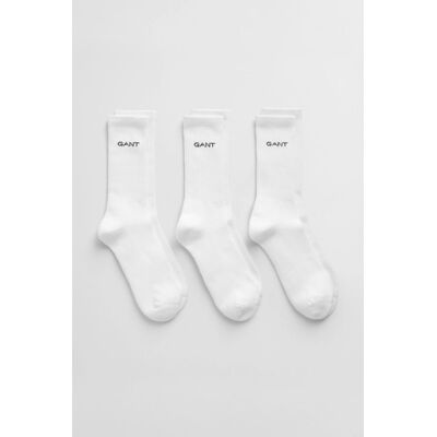 Gant σετ ανδρικές μακριές κάλτσες ribbed με λογότυπο (3 ζευγάρια) - 9960262 Λευκό 40/42 Gant σετ ανδρικές μακριές κάλτσες ribbed με λογότυπο (3 ζευγάρια) - 9960262 Λευκό 40/42