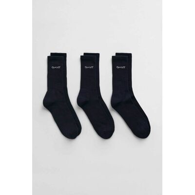 Gant σετ ανδρικές μακριές κάλτσες ribbed με λογότυπο (3 ζευγάρια) - 9960262 Μπλε Σκούρο 43/45 Gant σετ ανδρικές μακριές κάλτσες ribbed με λογότυπο (3 ζευγάρια) - 9960262 Μπλε Σκούρο 43/45