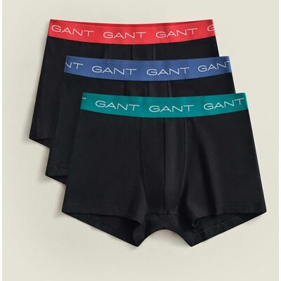 Gant σετ ανδρικά εσώρουχα trunk με λογότυπο Slim Fit (3 τεμάχια) - 902613003 Μαύρο XL Gant σετ ανδρικά εσώρουχα trunk με λογότυπο Slim Fit (3 τεμάχια) - 902613003 Μαύρο XL