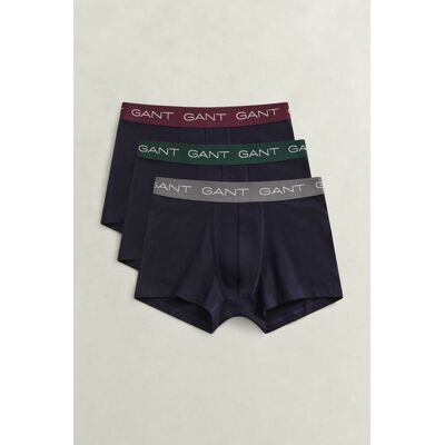 Gant σετ ανδρικά εσώρουχα trunk με λογότυπο Slim Fit (3 τεμάχια) - 902633003 Μπλε Σκούρο L Gant σετ ανδρικά εσώρουχα trunk με λογότυπο Slim Fit (3 τεμάχια) - 902633003 Μπλε Σκούρο L