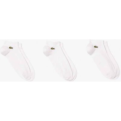 Lacoste σετ unisex κοντές κάλτσες με κεντημένο λογότυπο (3 ζευγάρια) - RA2917-00 Λευκό 39/42 Lacoste σετ unisex κοντές κάλτσες με κεντημένο λογότυπο (3 ζευγάρια) - RA2917-00 Λευκό 39/42