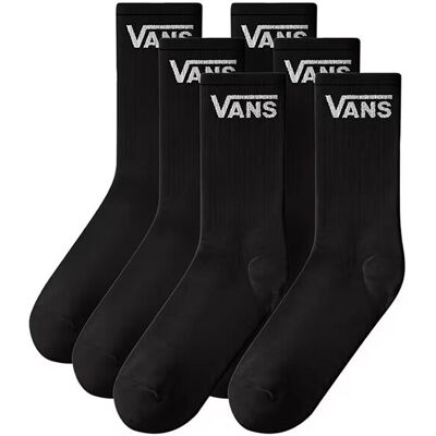 Vans σετ unisex κοντές κάλτσες medium "Classic Half Crew" (6 ζευγάρια) - VN000QCCBLK1 Μαύρο M Vans σετ unisex κοντές κάλτσες medium "Classic Half Crew" (6 ζευγάρια) - VN000QCCBLK1 Μαύρο M