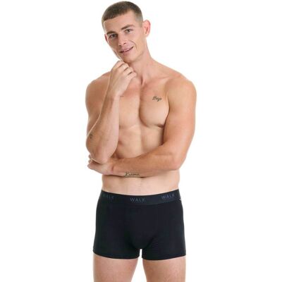 Walk ανδρικό εσώρουχο boxer μονόχρωμο - W1770 Μαύρο XL Walk ανδρικό εσώρουχο boxer μονόχρωμο - W1770 Μαύρο XL