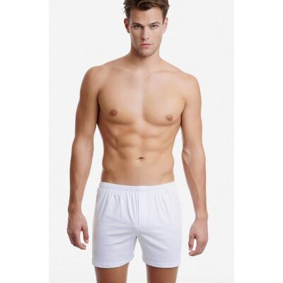 Walk ανδρικό εσώρουχο boxer μονόχρωμο Relaxed Fit - W1751 Λευκό XL Walk ανδρικό εσώρουχο boxer μονόχρωμο Relaxed Fit - W1751 Λευκό XL