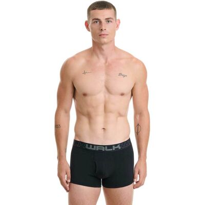 Walk σετ ανδρικά εσώρουχα boxer μονόχρωμα (2 τεμάχια) - W1758-1 Μαύρο S Walk σετ ανδρικά εσώρουχα boxer μονόχρωμα (2 τεμάχια) - W1758-1 Μαύρο S