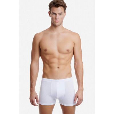 Walk σετ ανδρικά εσώρουχα boxer μονόχρωμα (2 τεμάχια) - W1760 Λευκό XL Walk σετ ανδρικά εσώρουχα boxer μονόχρωμα (2 τεμάχια) - W1760 Λευκό XL
