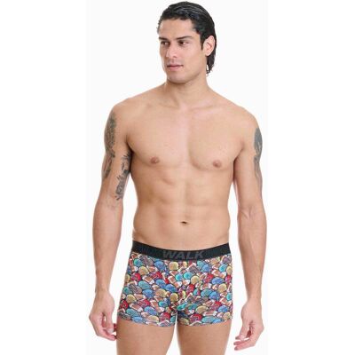 Walk ανδρικό εσώρουχο boxer με all-over print - W1754-11 Σκούρο Μπλε XL Walk ανδρικό εσώρουχο boxer με all-over print - W1754-11 Σκούρο Μπλε XL