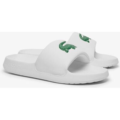 Lacoste ανδρικές σαγιονάρες με λογότυπο "Serve Slide 1.0" - 49CMA0021082 Λευκό 40,5 Lacoste ανδρικές σαγιονάρες με λογότυπο "Serve Slide 1.0" - 49CMA0021082 Λευκό 40,5