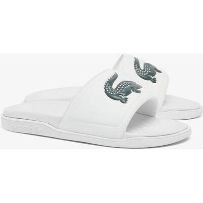 Lacoste ανδρικές σαγιονάρες με λογότυπο "Serve Slide Dual" - 49CMA00381R5 Λευκό 43 Lacoste ανδρικές σαγιονάρες με λογότυπο "Serve Slide Dual" - 49CMA00381R5 Λευκό 43