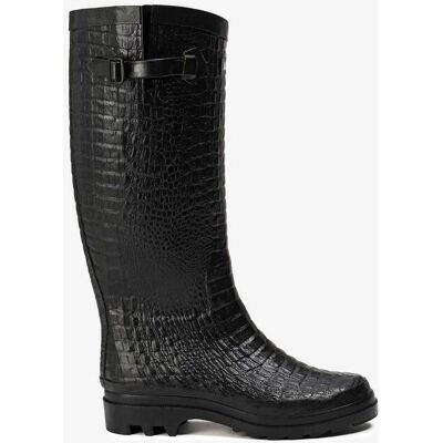 Aigle γυναικείες γαλότσες croco - AIGLENTINE 2 CR Μαύρο 36 Aigle γυναικείες γαλότσες croco - AIGLENTINE 2 CR Μαύρο 36
