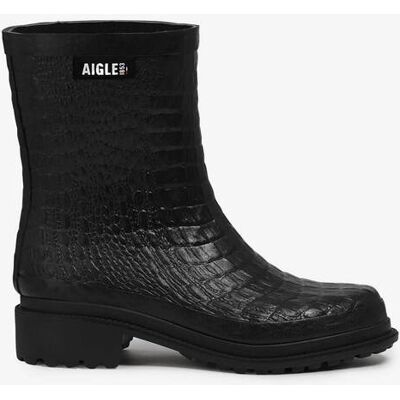 Aigle γυναικείες κοντές γαλότσες croco - FULFEEL MID CR Μαύρο 40 Aigle γυναικείες κοντές γαλότσες croco - FULFEEL MID CR Μαύρο 40