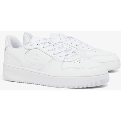 Lacoste ανδρικά δερμάτινα sneakers "L001" - 48SMA009721G Λευκό 45 Lacoste ανδρικά δερμάτινα sneakers "L001" - 48SMA009721G Λευκό 45