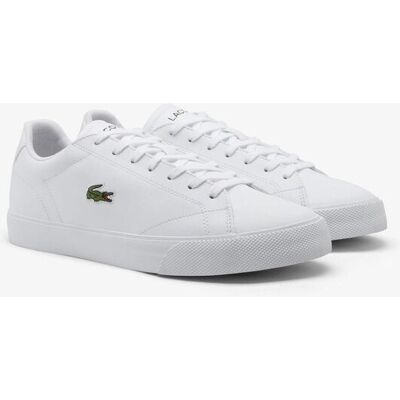 Lacoste ανδρικά δερμάτινα sneakers "Lerond" - 49CMA003621G Λευκό 43 Lacoste ανδρικά δερμάτινα sneakers "Lerond" - 49CMA003621G Λευκό 43