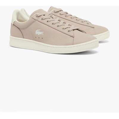 Lacoste ανδρικά δερμάτινα sneakers "Carnaby Set" - 51SMA00801E7 Μπεζ 40 Lacoste ανδρικά δερμάτινα sneakers "Carnaby Set" - 51SMA00801E7 Μπεζ 40