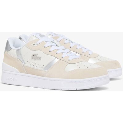 Lacoste γυναικεία δερμάτινα sneakers "T-Clip Set" - 52SFA000865T Λευκό 39 Lacoste γυναικεία δερμάτινα sneakers "T-Clip Set" - 52SFA000865T Λευκό 39