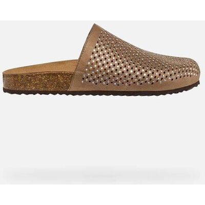 Geox γυναικεία flatforms με στρας "Brionia R" - D65Y3G000AUC8014 Μπρονζέ 41 Geox γυναικεία flatforms με στρας "Brionia R" - D65Y3G000AUC8014 Μπρονζέ 41