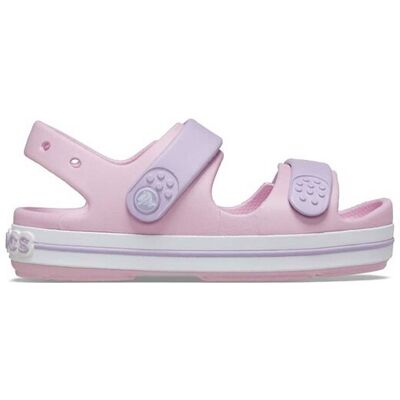 Crocs παιδικά πέδιλα μονόχρωμα "Crocband Cruiser K" - E79757 Ροζ 28/29 Crocs παιδικά πέδιλα μονόχρωμα "Crocband Cruiser K" - E79757 Ροζ 28/29