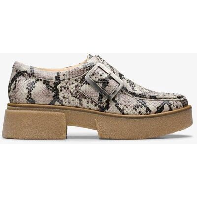 Clarks γυναικεία μοκασίνια με snake print - 26178680 Γκρι 38 Clarks γυναικεία μοκασίνια με snake print - 26178680 Γκρι 38
