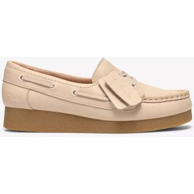 Clarks γυναικεία loafers "Wallabee EVO Sea" - 26186338 Εκρού 37 Clarks γυναικεία loafers "Wallabee EVO Sea" - 26186338 Εκρού 37