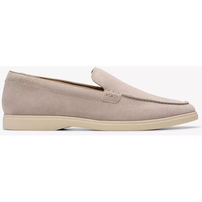 Clarks ανδρικά suede loafers "Torford Easy" - 26180892 Γκρι 41 Clarks ανδρικά suede loafers "Torford Easy" - 26180892 Γκρι 41