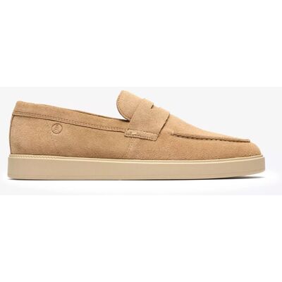Clarks ανδρικά suede loafers "Lockford Easy" - 26186190 Καμηλό 41 Clarks ανδρικά suede loafers "Lockford Easy" - 26186190 Καμηλό 41