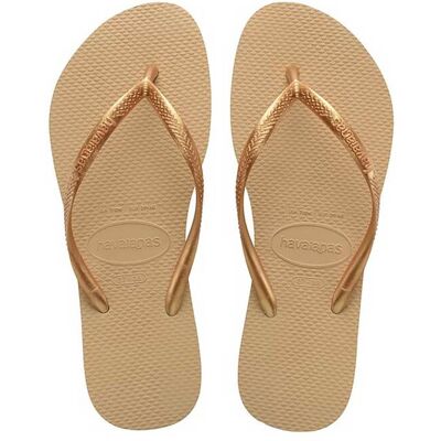 Havaianas γυναικείες σαγιονάρες ''Slim'' - 4000030 Χρυσό 41/42 Havaianas γυναικείες σαγιονάρες ''Slim'' - 4000030 Χρυσό 41/42