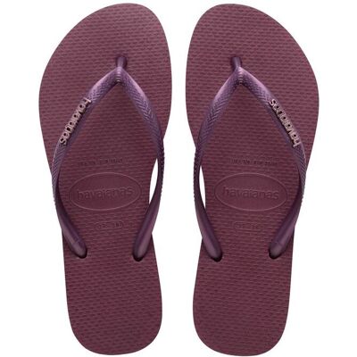 Havaianas γυναικείες σαγιονάρες "Slim Logo Metallic" - 4119875 Μοβ Σκούρο 35/36 Havaianas γυναικείες σαγιονάρες "Slim Logo Metallic" - 4119875 Μοβ Σκούρο 35/36