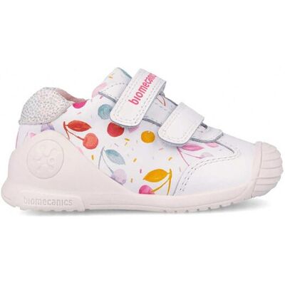 Biomecanics βρεφικά sneakers με σχέδιο κεράσια (20-25) - 262102 Λευκό 23 Biomecanics βρεφικά sneakers με σχέδιο κεράσια (20-25) - 262102 Λευκό 23