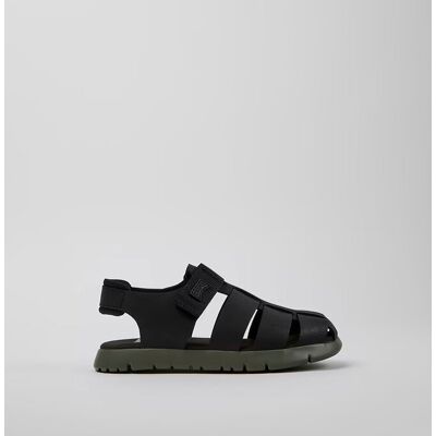 Camper παιδικά πέδιλα από δέρμα και ύφασμα "Oruga" - K800242-028 Μαύρο 29 Camper παιδικά πέδιλα από δέρμα και ύφασμα "Oruga" - K800242-028 Μαύρο 29