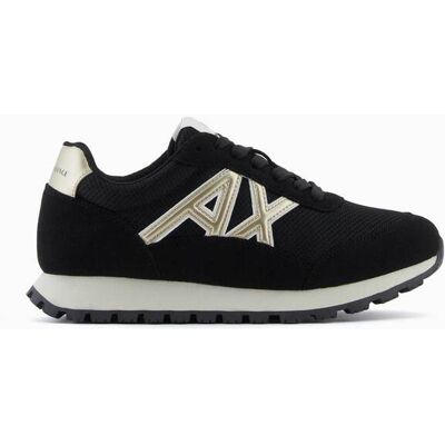 Giorgio Armani Exchange γυναικεία sneakers με monogram - XW002150AF19388 Μαύρο 38 Giorgio Armani Exchange γυναικεία sneakers με monogram - XW002150AF19388 Μαύρο 38