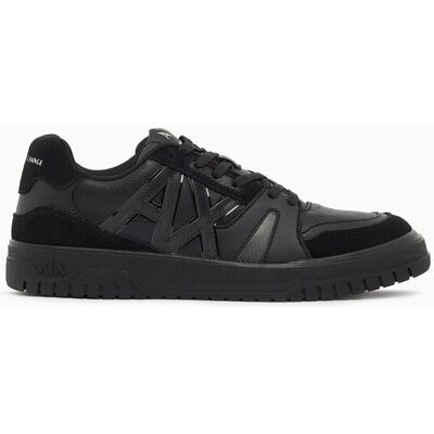 Giorgio Armani Exchange ανδρικά sneakers με monogram - XM003609AF29100 Μαύρο 43 Giorgio Armani Exchange ανδρικά sneakers με monogram - XM003609AF29100 Μαύρο 43