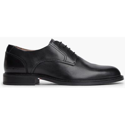 Tommy Hilfiger ανδρικά δερμάτινα παπούτσια Oxford με λογότυπο - FM0FM06023 Μαύρο 45 Tommy Hilfiger ανδρικά δερμάτινα παπούτσια Oxford με λογότυπο - FM0FM06023 Μαύρο 45
