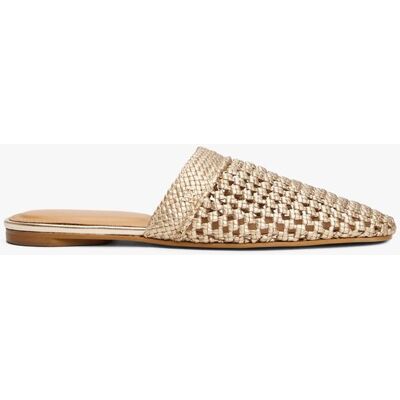 Tommy Hilfiger γυναικεία mules μεταλλιζέ με πλεκτό σχέδιο - FW0FW08606 Χρυσό 36 Tommy Hilfiger γυναικεία mules μεταλλιζέ με πλεκτό σχέδιο - FW0FW08606 Χρυσό 36