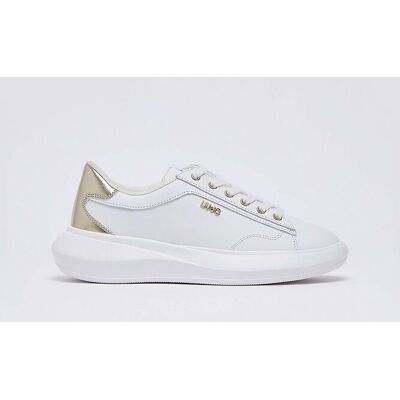 Liu Jo γυναικεία sneakers με χρυσές λεπτομέρειες - BA6069PX026 Λευκό 36 Liu Jo γυναικεία sneakers με χρυσές λεπτομέρειες - BA6069PX026 Λευκό 36