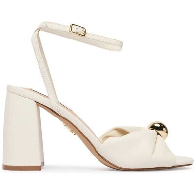 Steve Madden γυναικεία πέδιλα με τακούνι "Meladi" - 1100524203001 Εκρού 41 Steve Madden γυναικεία πέδιλα με τακούνι "Meladi" - 1100524203001 Εκρού 41