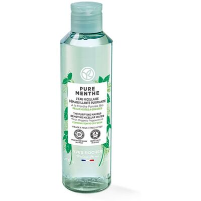 Yves Rocher Pure Menthe Purifying Makeup Removing Micellar Water 200 ml - 96880 Yves Rocher Pure Menthe Purifying Makeup Removing Micellar Water 200 ml - 96880