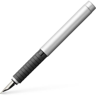 Faber-Castell Πένα Γραφής Basic Satin Chrome M Ανθρακί - 077148520 Faber-Castell Πένα Γραφής Basic Satin Chrome M Ανθρακί - 077148520