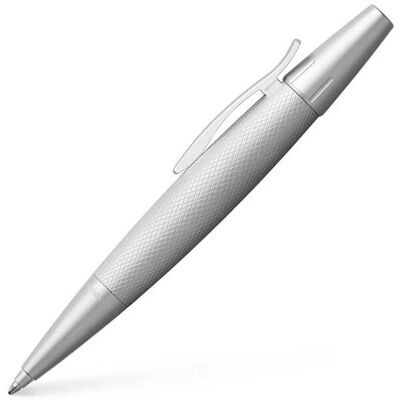 Faber-Castell Στυλό διαρκείας e-motion Pure Silver - 077148676 Faber-Castell Στυλό διαρκείας e-motion Pure Silver - 077148676