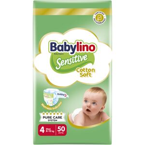 Mega Disposables Πάνες Babylino Sensitive Value Pack No 4 (8-13 Kg) (50 τεμ)