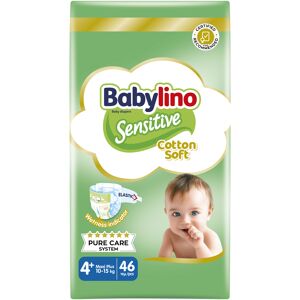 Mega Disposables Πάνες Babylino Sensitive Value Pack No 4+ (10-15 Kg) (46 τεμ)