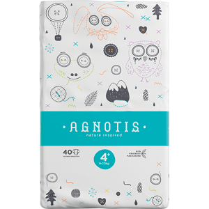 Agnotis Βρεφικές Πάνες Νο4+ (9-20kg) Agnotis (40τεμ)