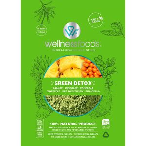 WELLNESSFOODS IKE Μείγμα Φρούτων & Λαχανικών σε σκόνη Green Detox, Wellness Foods (150 g)