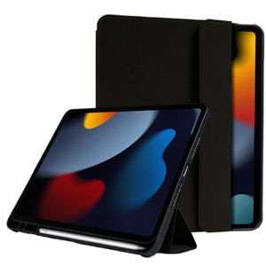 Crong FlexFolio Θήκη Apple iPad 10.2" 2021 / 2020 / 2019 με Υποδοχή Apple Pencil - Black (CRG-FXF-IPD102-BLK)