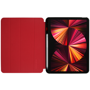 Crong FlexFolio Θήκη Apple iPad Pro 11" 2022 / 2021 / iPad Air 5 2022 / Air 4 10.9" 2020 με Υποδοχή Apple Pencil - Red (CRG-FXF-IPD11-RED)