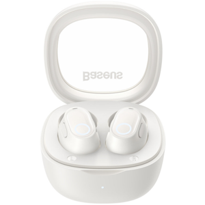 Baseus TWS Bowie WM02 - Ασύρματα Ακουστικά Bluetooth Με Θήκη Φόρτισης - White / Creamy (NGTW180002)
