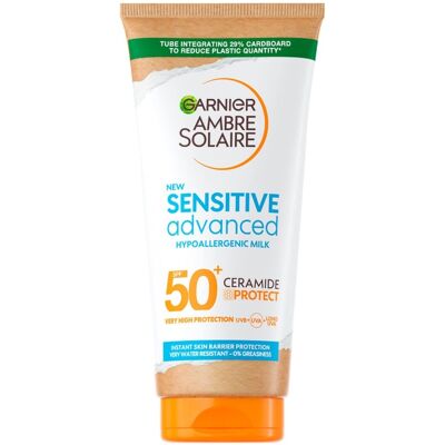 Garnier Ambre Solaire Sensitive SPF50+ Αντηλιακή Κρέμα Προσώπου & Σώματος Garnier Ambre Solaire Sensitive SPF50+ Αντηλιακή Κρέμα Προσώπου & Σώματος